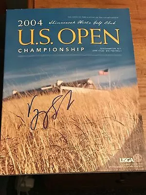 Vijay Singh Pga Golf Signed Autographed 2004 Us Open Championship Program • $31.98