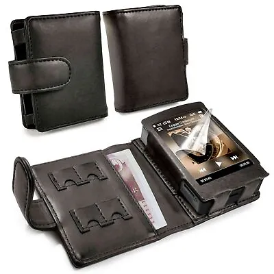 TUFF LUV Genuine Western Leather Case Cover For Cowon Plenue D/ D2 - Black • $60.99