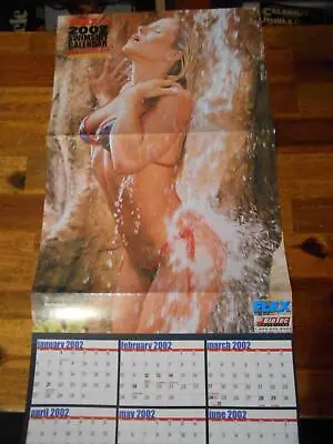 MONICA BRANT & KYM LYONS Muscle Bodybuilding Posing Fitness POSTER Calendar 2002 • $6.49