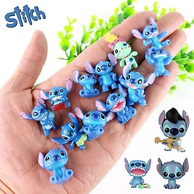 Multiple Styles Lilo And Stitch Action Figures Collection Set Kid Toy Gift  • £6.17