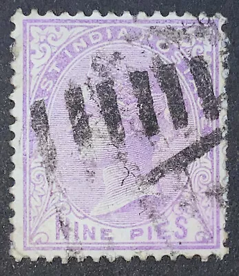 LOT #O469 - East India Postage - SG78 - 9p Pale Mauve - 1874 • £6