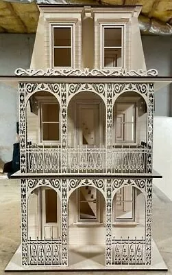 St. Charles French Quarter Dollhouse 1:12 Scale Kit • $485