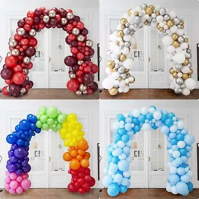 $1.21 • Buy Balloon Arch Kit + Balloons Garland Birthday Wedding Party Baby Shower Decor UK