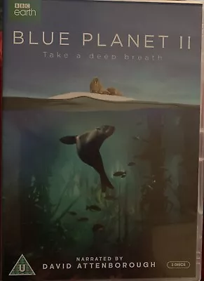 Blue Planet II David Attenborough  3 Discs New Sealed DVD Set • £2.95