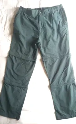 £10 • Buy Mens Peter Storm Trousers Outdoors Cargo Pants Shorts Zips 36R Teal Green