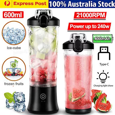 600ml Portable Blender SmoothiesPersonal Blender Shakes Mixer Juicer Cup 240W • $50.92