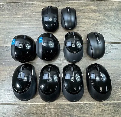 Microsoft Wireless Mouse 5000 Mix Lot Of  10 Laser Mouse Without USB Dongle-READ • $50