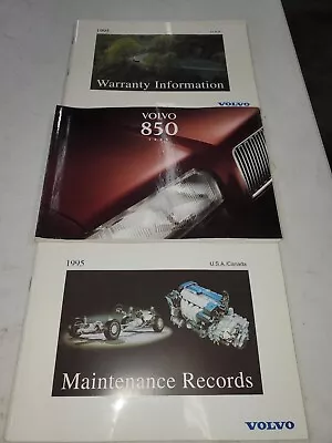 1995 Volvo 850 Owners Manual + Extras *Like New*  Maintenance And Warranty  • $21.99