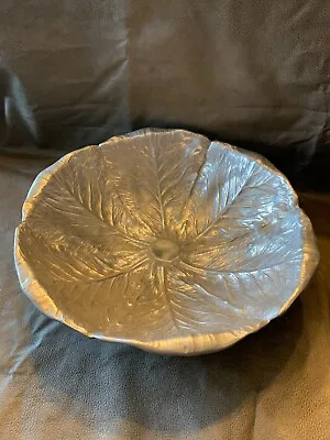 Vintage Pewter Cabbage Bowl Good Condition • $350