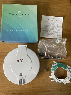 £22.50 • Buy Tabtime Automatic Pill Dispenser Boxed With Key ,batteries,labels , Instructions