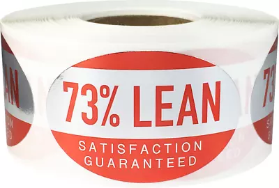 Percent Lean Meat Packaging Stickers | 1.25 X 2 Inch - 500 Pack | Pick A Percent • $16.41