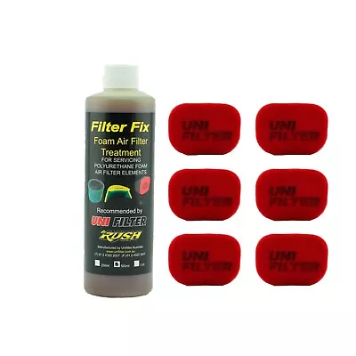 6 X UNIFILTER Safari Snorkel Ram Head (150Wx100H) Cover Pre Cleaner & Filter Oil • $134.40