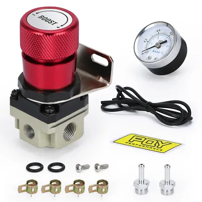 Red T2 Universal Adjustable Mbc Manual Gauge Turbo Boost Controller 1-150 PSI • $31.50