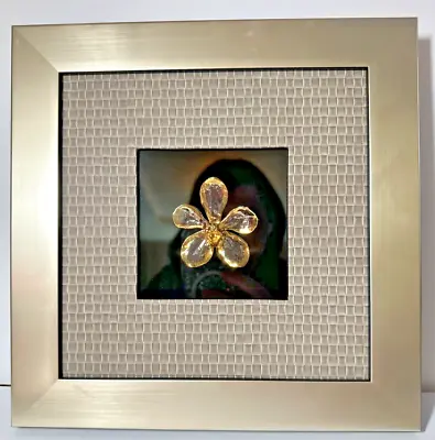 Risis Mokara Orchid Plated In Palladium And 24K Gold - Beautiful/Rare! • $175