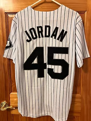 Michael Jordan Birmingham Barons #45 Pinstripe Baseball Jersey • $23.99