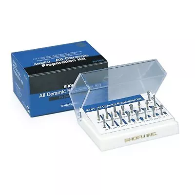 Shofu All Ceramic Preparation Kit For Inlays Veneer 17Pc's Kit Free Ship • £142.21