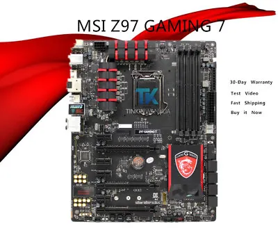 For MSI Z97 GAMING 7 Intel Motherboard LGA 1150 HDMI SATA 6Gb/s • $420.11