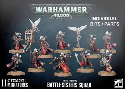 BATTLE SISTERS SQUAD Adeptus Sororitas PARTS - Warhammer 40k Heads Weapons Bits • £1.29