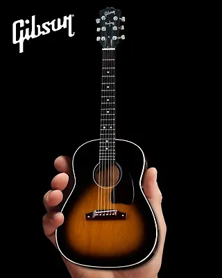 Gibson J-45 Vintage Sunburst 1:4 Scale Handcrafted Mini Guitar Model • $49.99