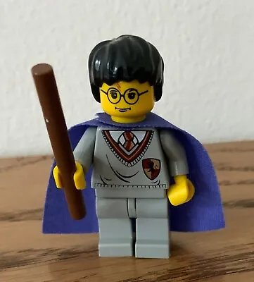 £4.55 • Buy Lego Mini Figure Harry Potter  Gryffindor + Brown Wand + Violet Cape In Set 4721