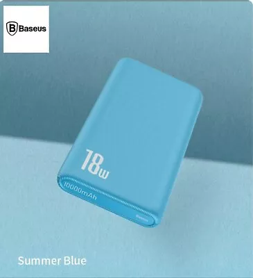$29.50 • Buy Baseus 10000mAh 18W Quick Charge Power Bank QC3.0 PD3.0 
