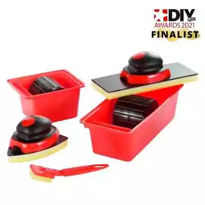 Dekton7Pcs Paint Pad Professional Decorating Painting Kit Tray Soft Grip DIY • £12.99