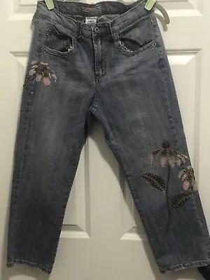 $15 • Buy Vintage Z Cavaricci Crop Jeans. Size 12