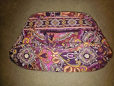 Colorful Vera Bradley Bowler Handbag In  Sunset Safari  Purse   • $18.99