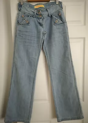 WOMEN Jeans FADED R & B  JEANS SIZE SIZE 10 WAIST 30IN • £29.99