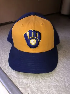 Milwaukee Brewers New Era 59Fifty Cooperstown Collection Fitted 7 Hat Cap • $9