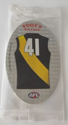 AFL - Richmond Tigers - Nathan Foley - Footy Kickers - 2009 - 48/64 - Cheezels • $0.75