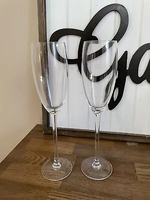 Chef And Sommelier Champagne Glasses- Set Of 2 Signed • £15.43