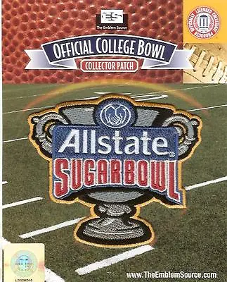 2021 2022 Sugar Bowl Patch Baylor Vs Ole Miss Mississippi Official NCAA Logo Pkg • $12.95