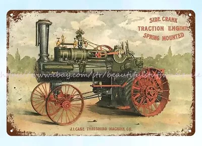 Case Tractor Engine Side Crank Metal Tin Sign Indoor Outdoor Reproductions • $18.89