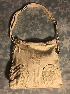 Red By Marc Ecko Purse Bag White Faux Pebbled Leather Boho Shoulderbag • $29.99