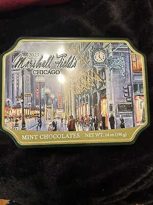Marshall Field’s Chicago Mint Chocolate Metal Tin-2023 -Empty • $12.50