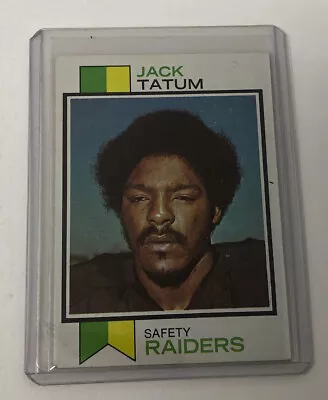 1973 Topps Jack Tatum RC • $9.99