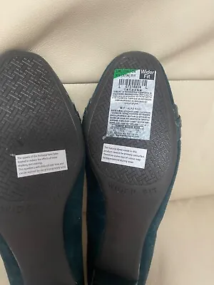 M&S FootGlove Wider Fit  Suede Block Heel Shoes UK 4.5 • £19.99
