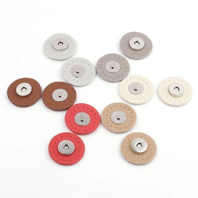 £3.14 • Buy Circle Sew-on Magnetic Button Bag Clasp Snaps Metal Fastener Sewing Craft DIY