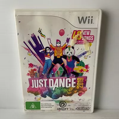Just Dance 2019 + Manual - Nintendo Wii - Tested & Working - Free Post • $49.88