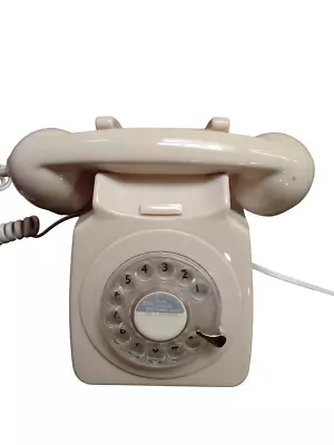 Vintage GPO 746 Telephone -  Retro British  Phone - Ivory • £4.99