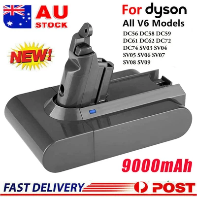 For Dyson V6 Battery SV03 SV04 SV09 DC58 DC59 DC61 DC62 DC74 967810-21 V6 Animal • $38.89
