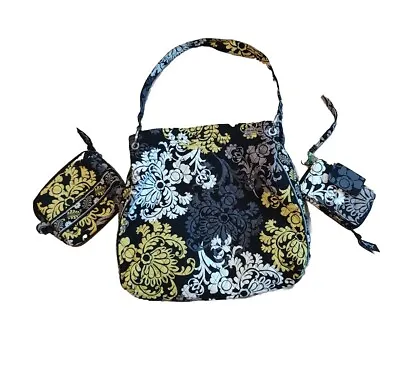 Vera Bradley Baroque Tote & Cosmetic Bag (EUC) Smartphone Wristlet (NWT) 3Pc Lot • $43.99