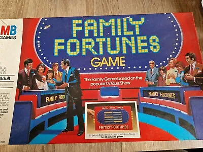 Family Fortunes 1981 Vintage Board Game MB Games - Retro • £3.50