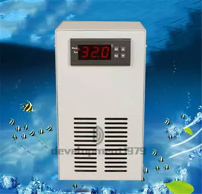 Electronic Water Chiller Aquarium Fish Tank Water Cooling And Heating + Pump NEW • $149.62