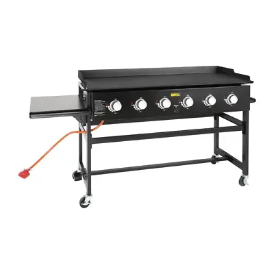 £879.99 • Buy Buffalo Commercial 6 Burner LPG Barbecue Griddle 24kW. Cooking Area: 1270x520mm