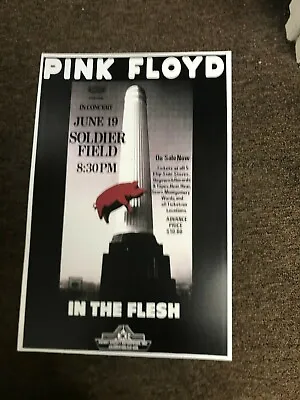 $7.99 • Buy Pink Floyd 1977 Soldier Field Chicago Concert Cardstock Poster 12 X18 