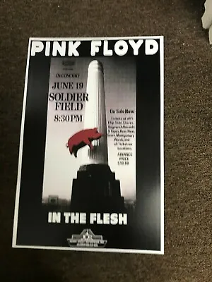 Pink Floyd 1977 Soldier Field Chicago Concert Cardstock Poster 12 X18  • $7.99