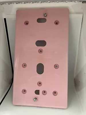 Western Electric - BELL SYSTEM 172C Pink TELEPHONE Wall Mount Board • $22.99