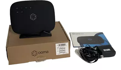 Ooma Telo Free Home Phone Service VoIP Phone - Black • $29.99